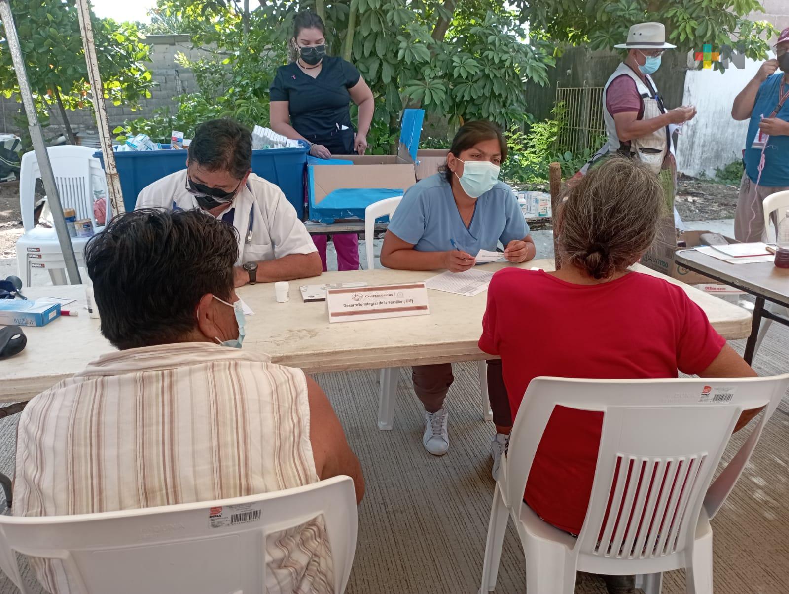 Brigada Itinerante de Servicios en colonias de Coatza