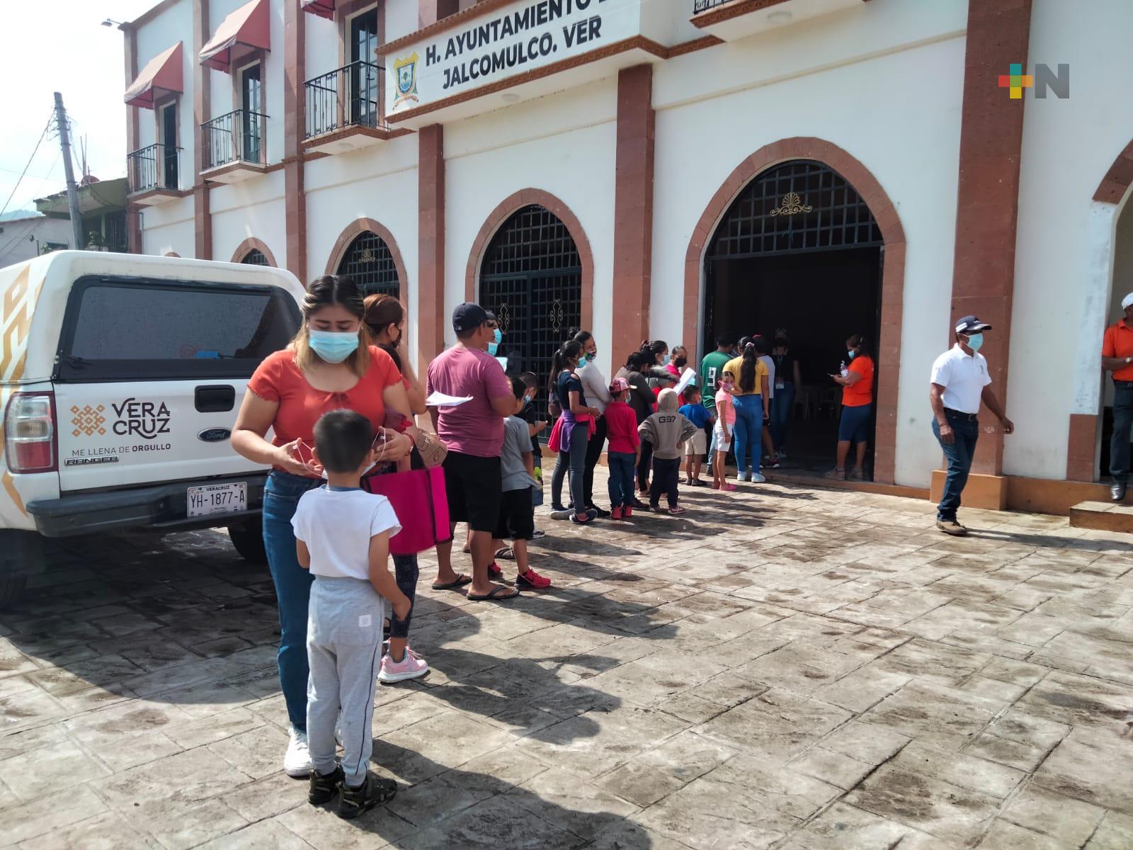 Jornada de vacunación contra Covid a menores de 5 a 11 años llegó a Jalcomulco