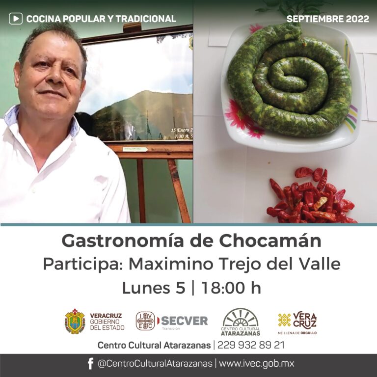 Descubre la cultura y cocina tradicional de Chocamán en la programación virtual del Centro Cultural Atarazanas