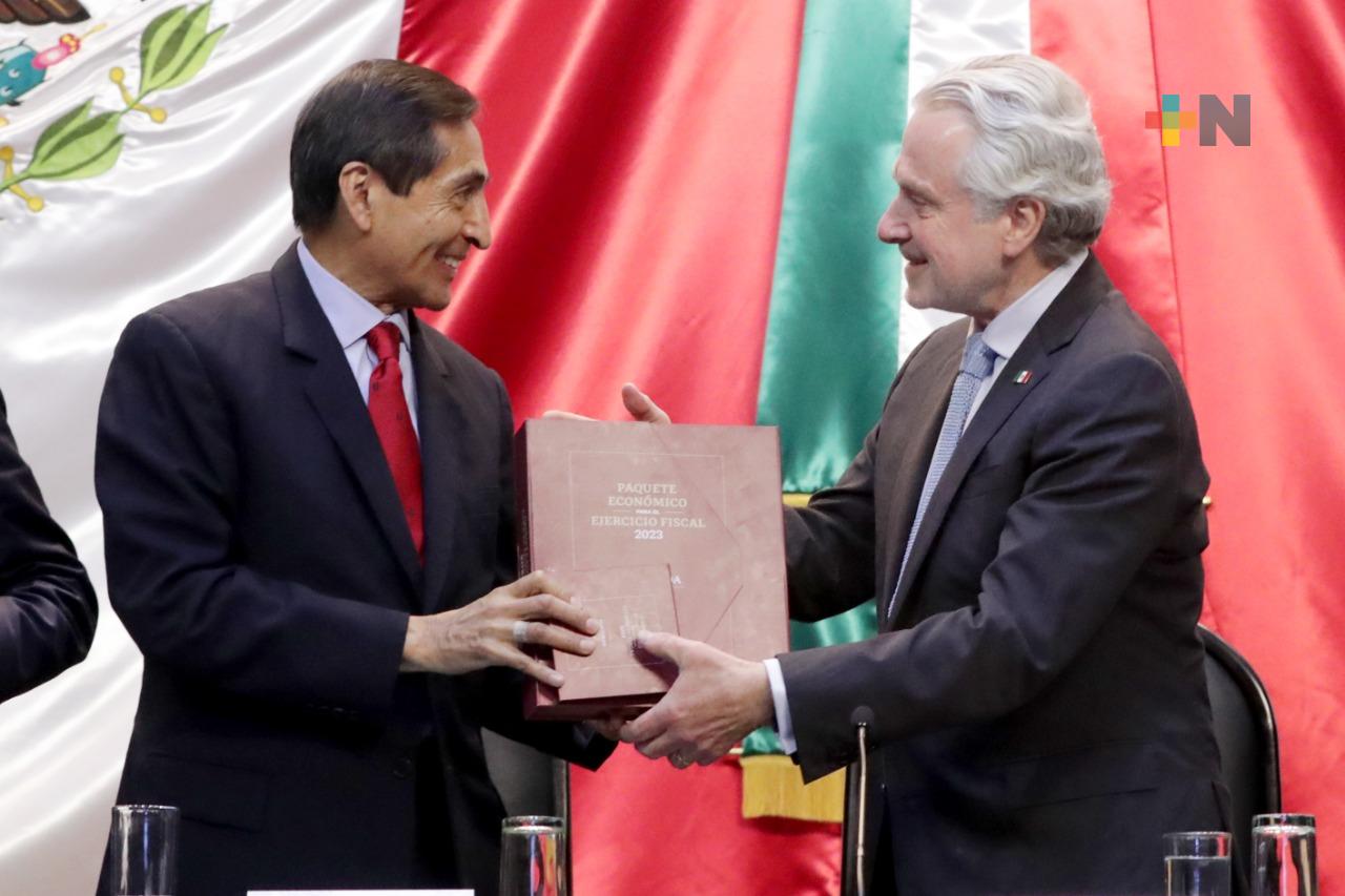 Cámara de Diputados recibió el Paquete Económico 2023