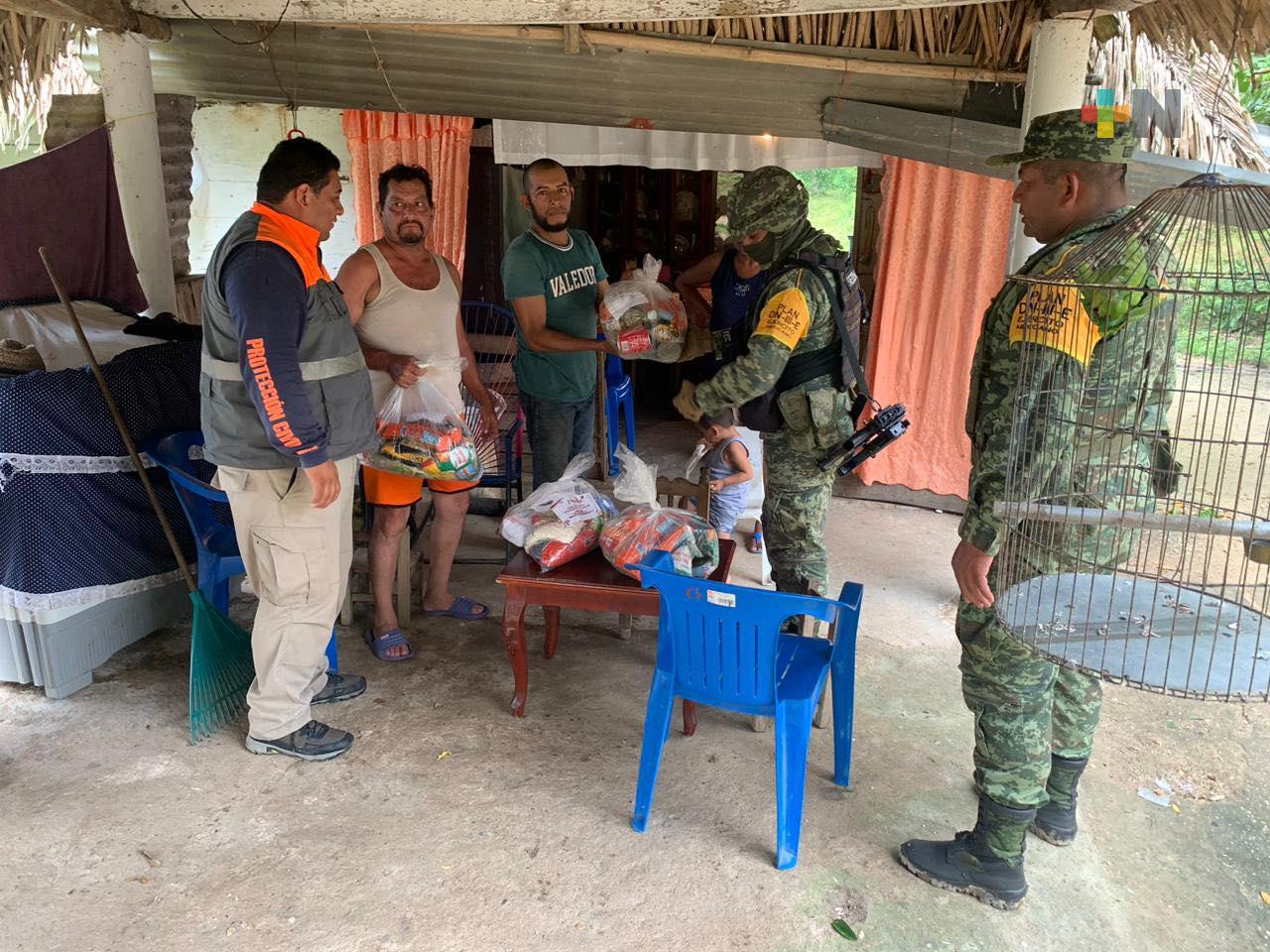 DIF y SPC han distribuido ayuda humanitaria a 5 mil 230 familias afectadas por lluvias: Gobernador