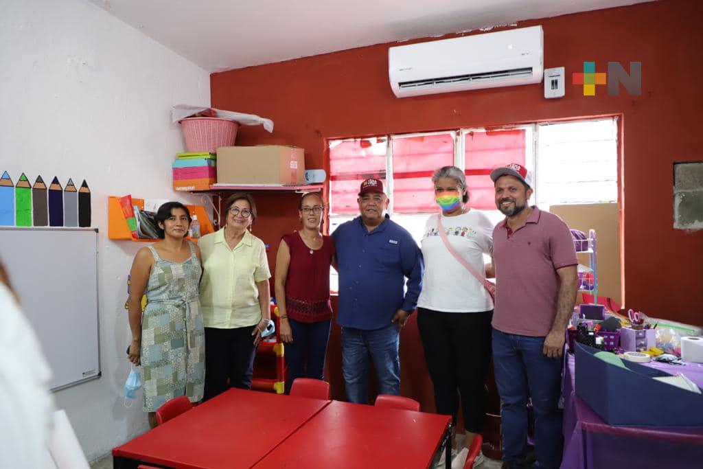 Supervisa Eric Cisneros conclusión en rehabilitación de Primaria María Montessori