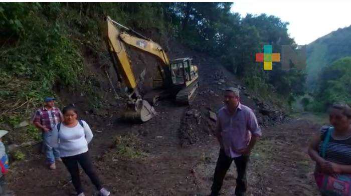 Apertura camino rural, ayuntamiento de Huayacocotla