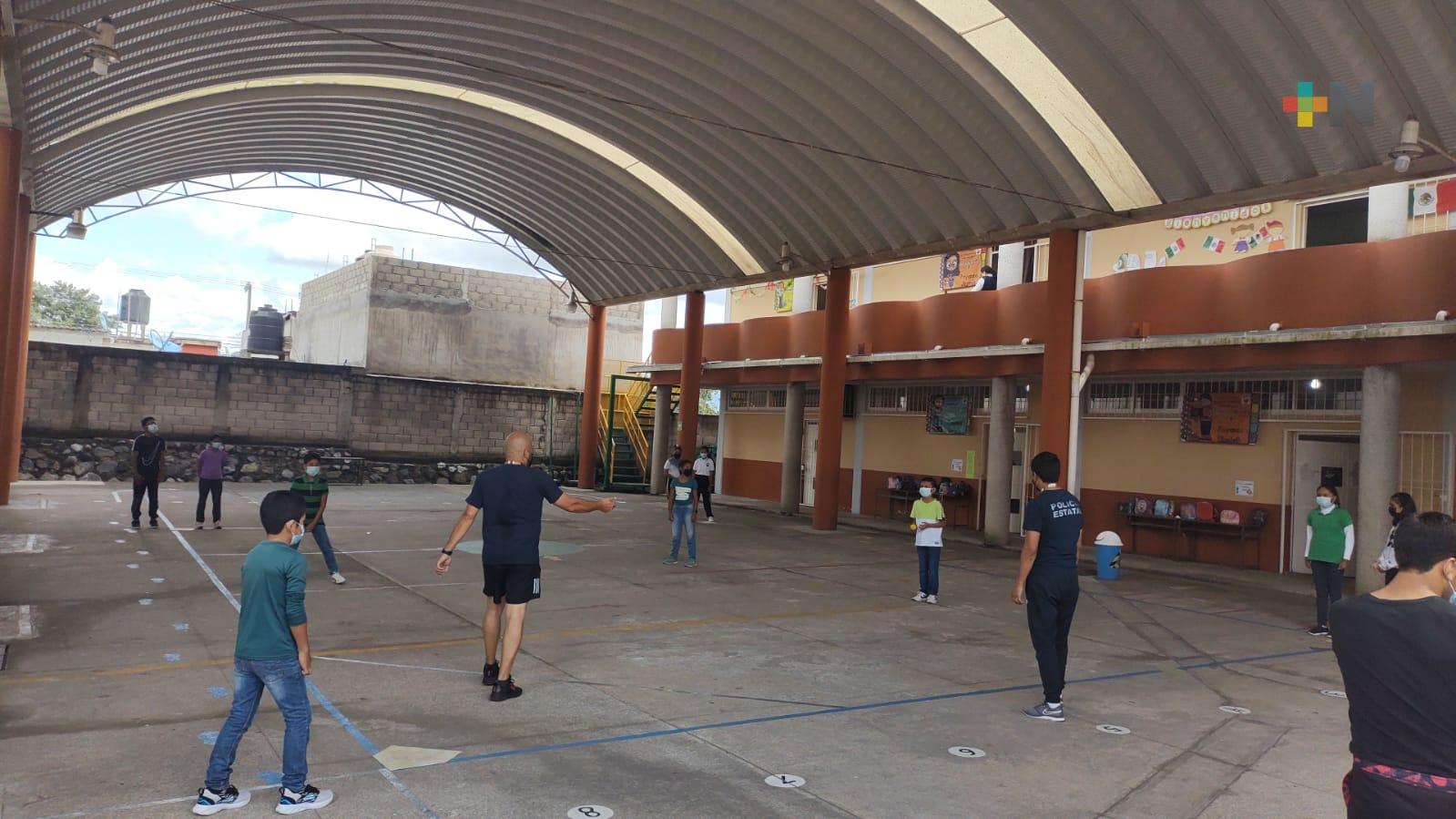 SSP fomenta el deporte entre los menores de Chocamán