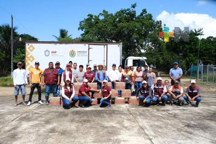 Llega el apoyo del DIF estatal a Ciudad Isla