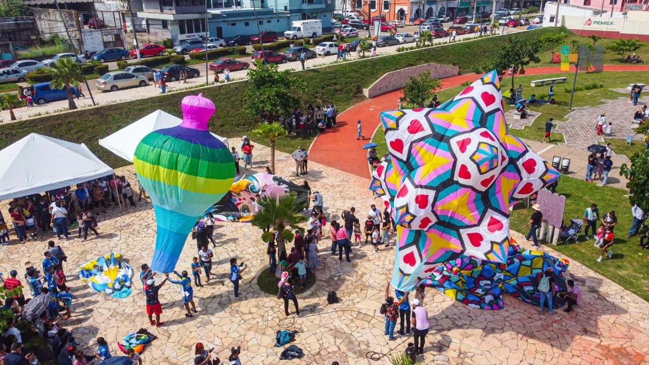 Más de cinco mil personas disfrutaron probadita del Festival Vuela San Andrés en Coatza