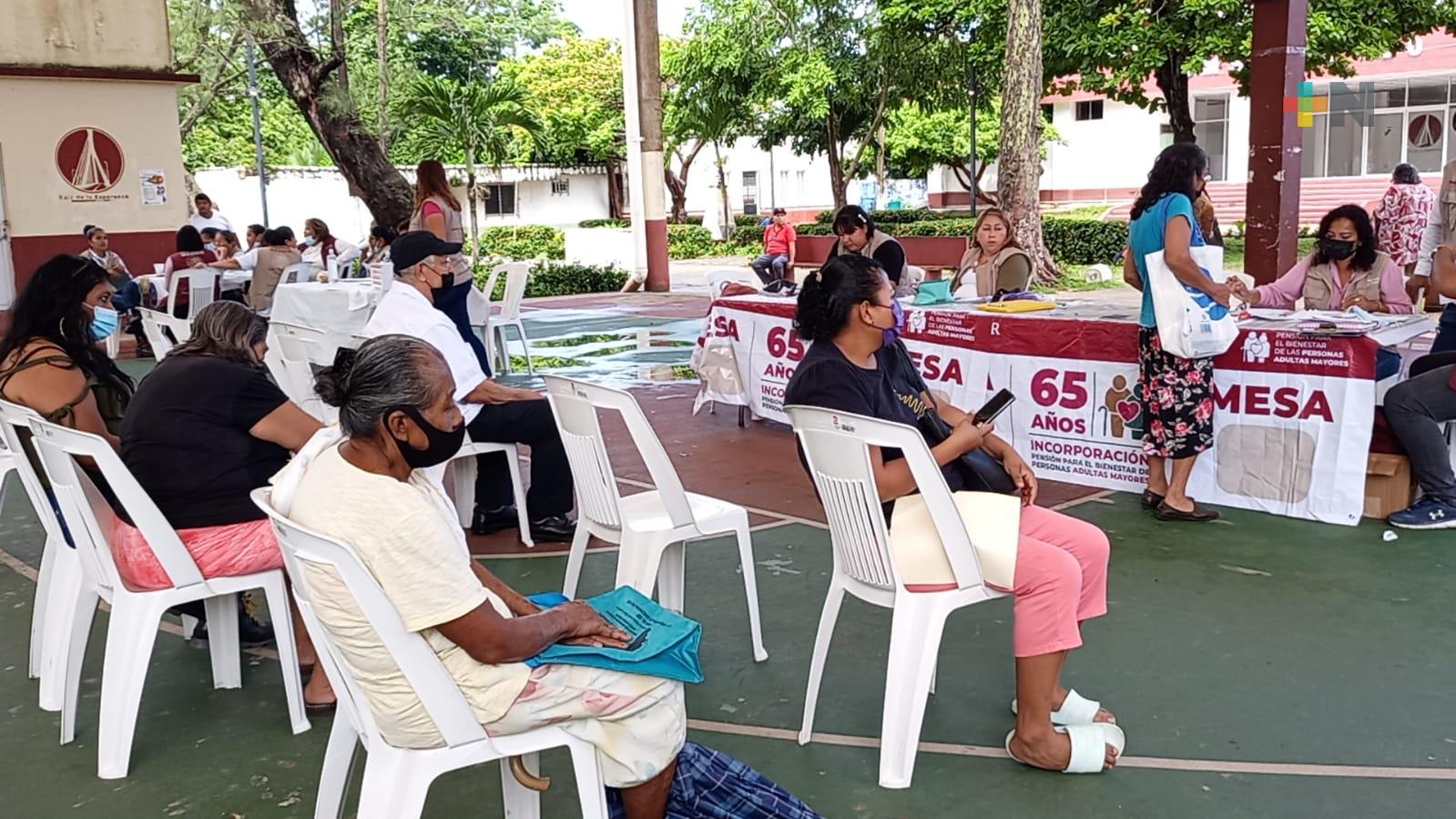 Pensión para el Bienestar ha logrado atender a más de 65 mil personas en el estado de Veracruz