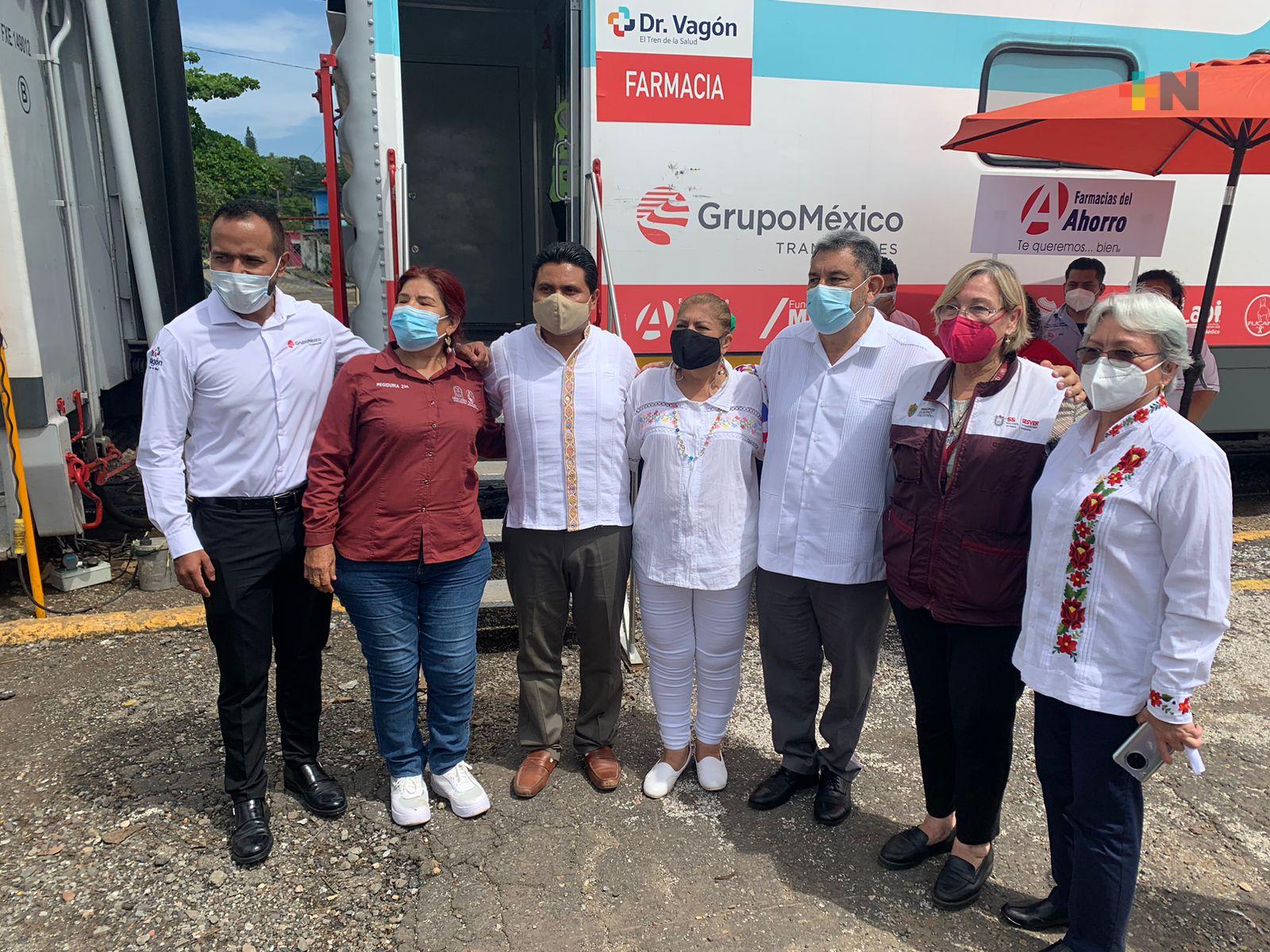 Dr. Vagón llega a Coatzacoalcos dará servicios médicos gratuitos