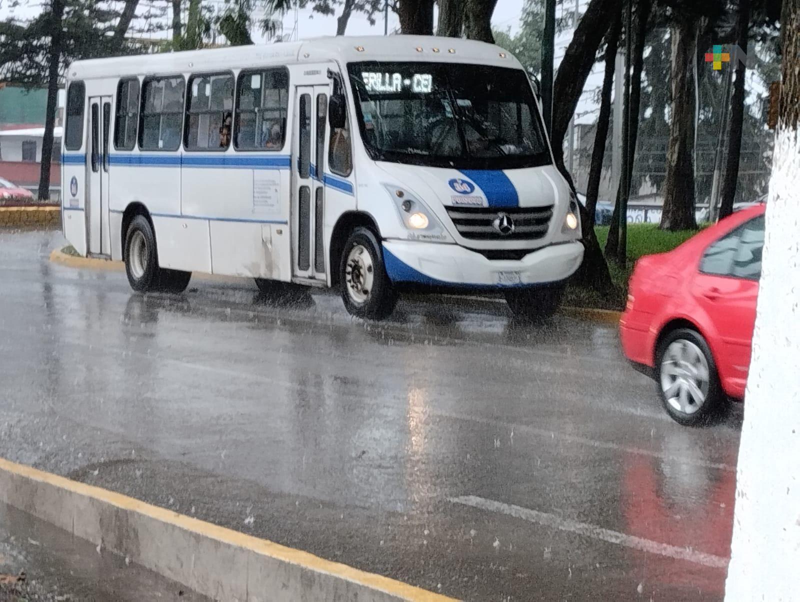 Lluvias, chubascos y tormentas en mayor parte del estado de Veracruz