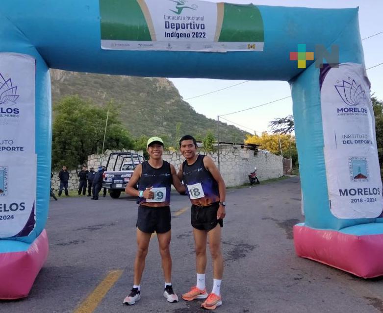 Isaac Arcadio gana segunda presea en atletismo del Encuentro Nacional Indígena