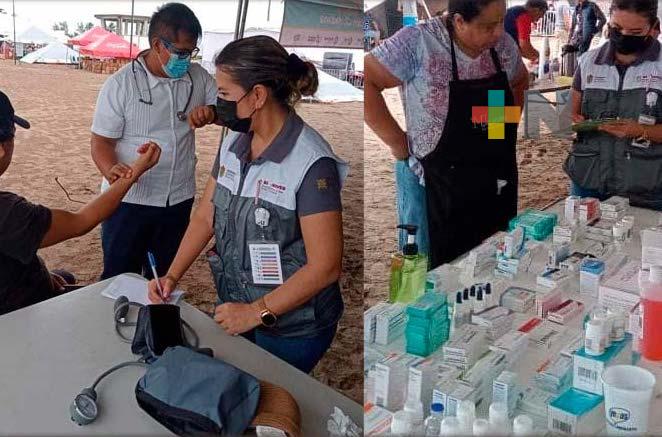 Con exitoso operativo de salud participó SS/Sesver en «Costa Esmeralda Fest»