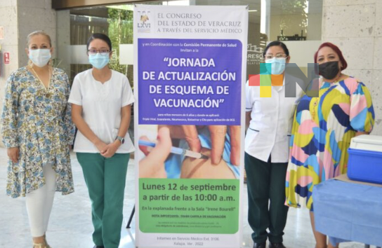 Congreso estatal impulsa y preserva la salud en la niñez veracruzana: Adriana Esther Martínez