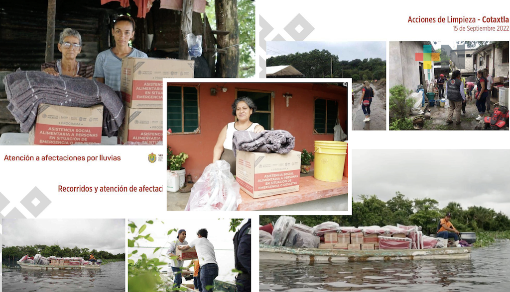 Atendidas mil 200 familias con ayuda humanitaria en Cuenca del Papaloapan por lluvias e inundaciones: SPC