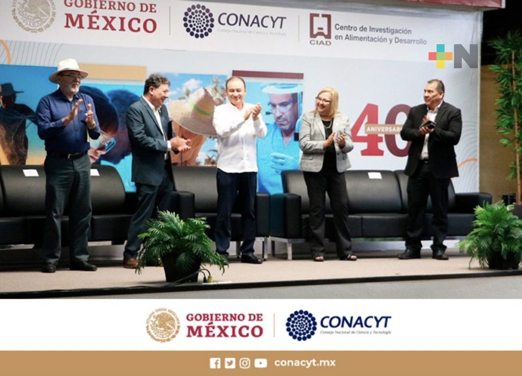 Conacyt participa en la ceremonia del aniversario 40 del CIAD