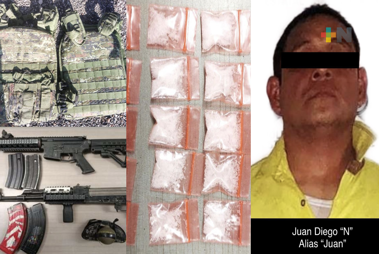 Captura SSP a dos sicarios de célula delictiva en Alvarado