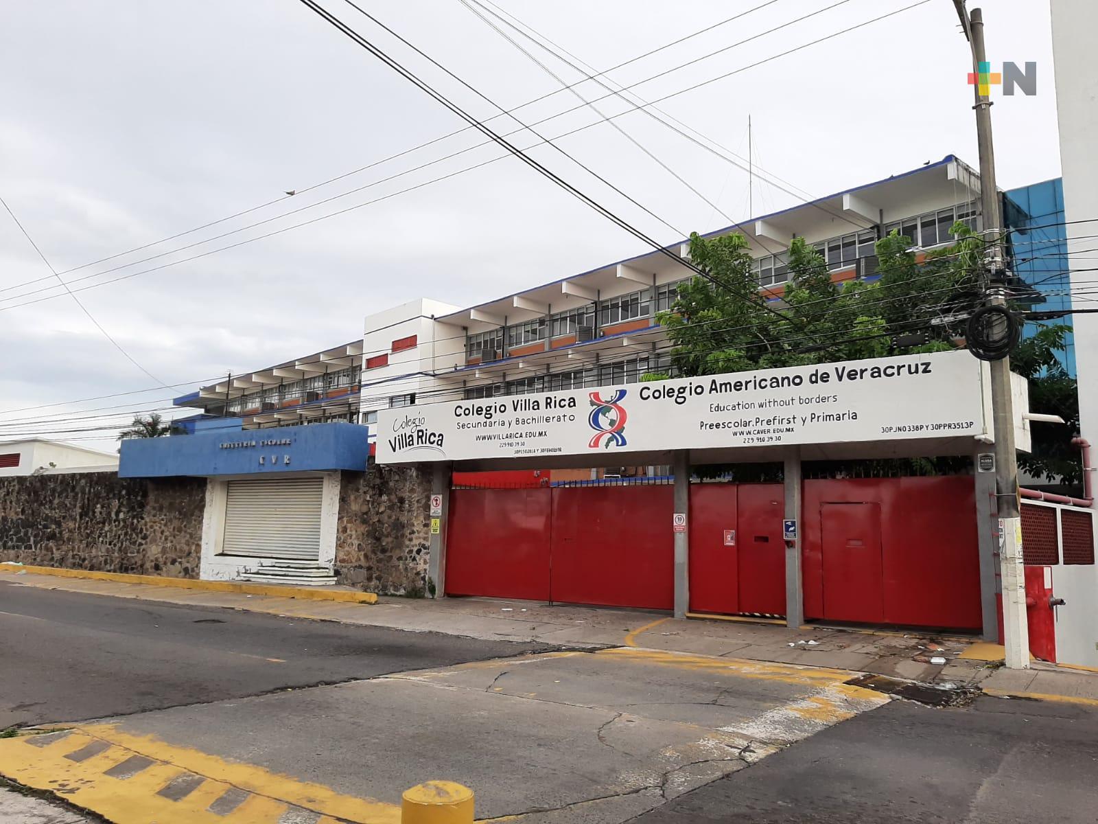 Tras alero colapsado en colegio, esperan peritaje para volver a clases