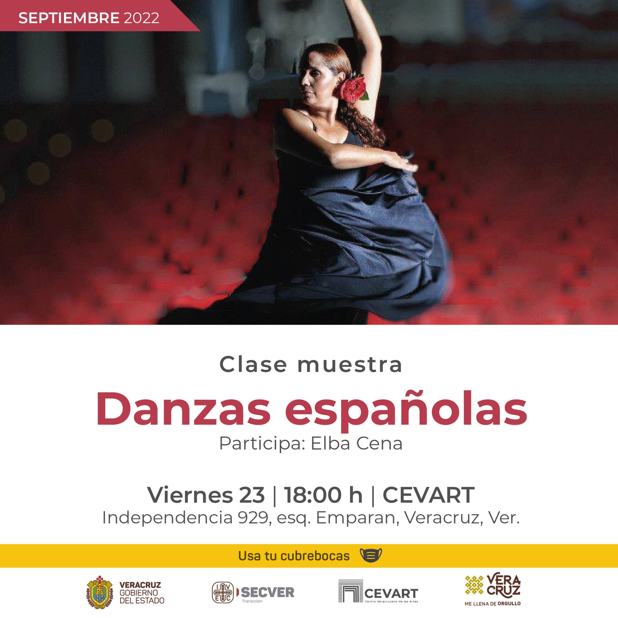 Invita IVEC a clase muestra de danzas españolas en el CEVART