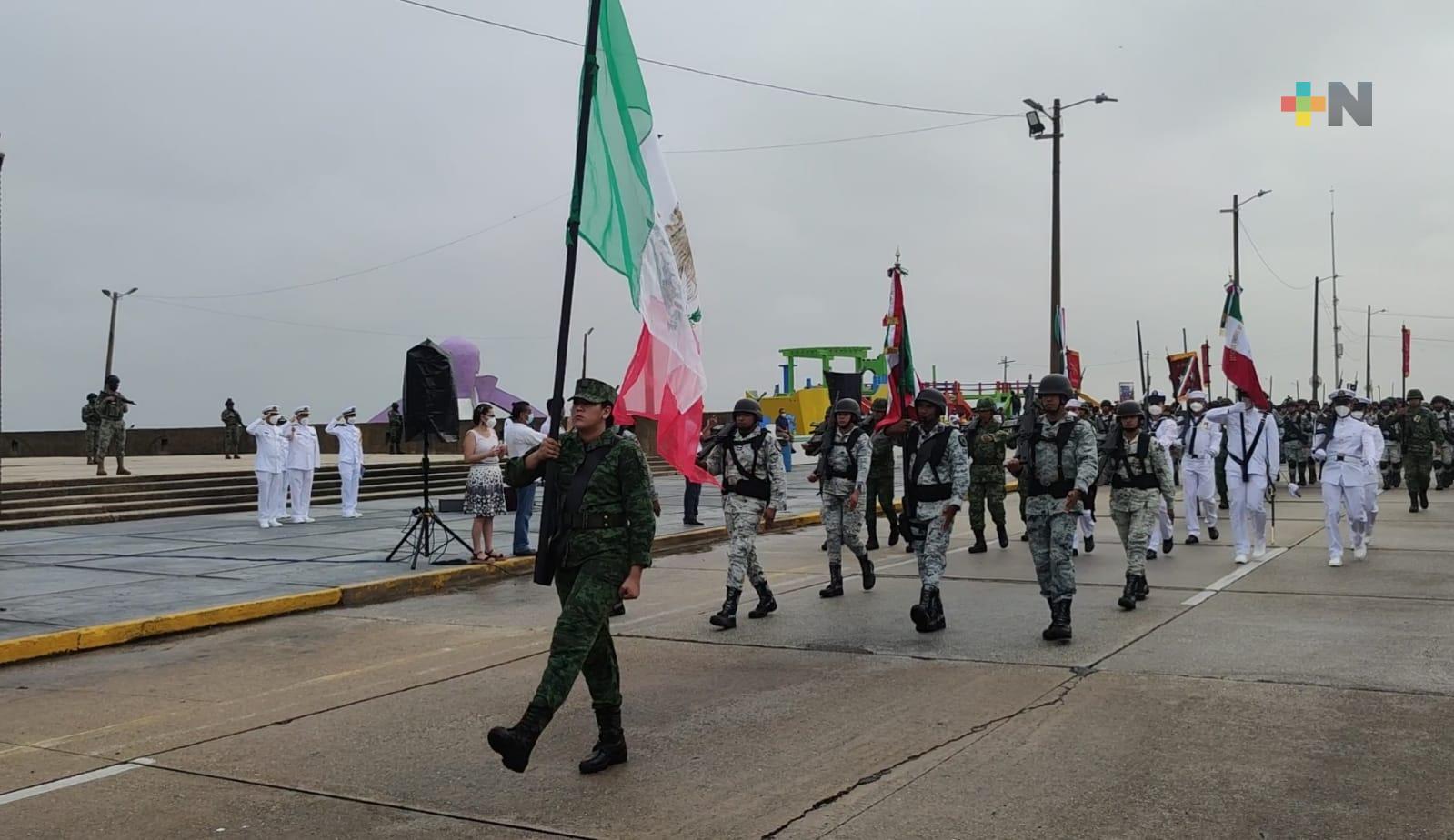Sin contratiempos se realizó el desfile conmemorativo de la Independencia en Coatza