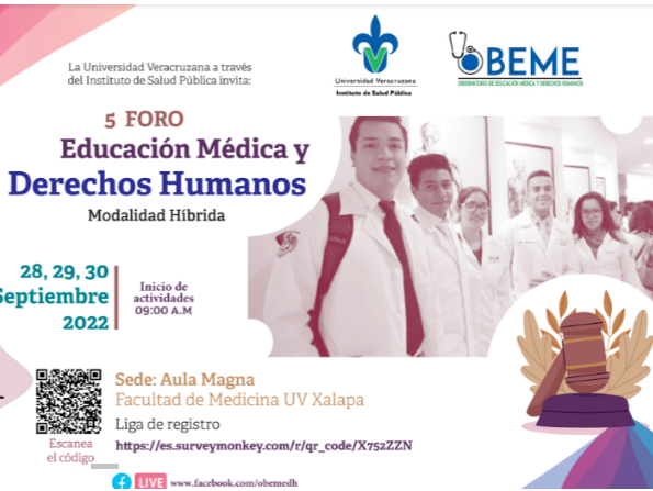 Se realizó foro «Educación médica y derechos humanos» auspiciado por UV