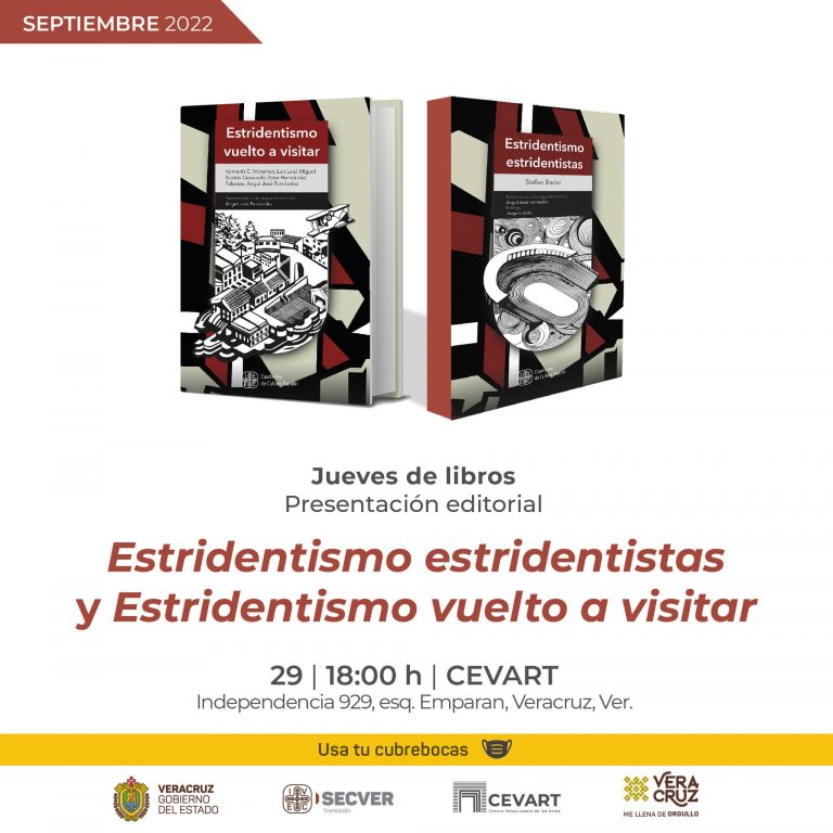 Presenta IVEC reedición de dos títulos sobre movimiento estridentista