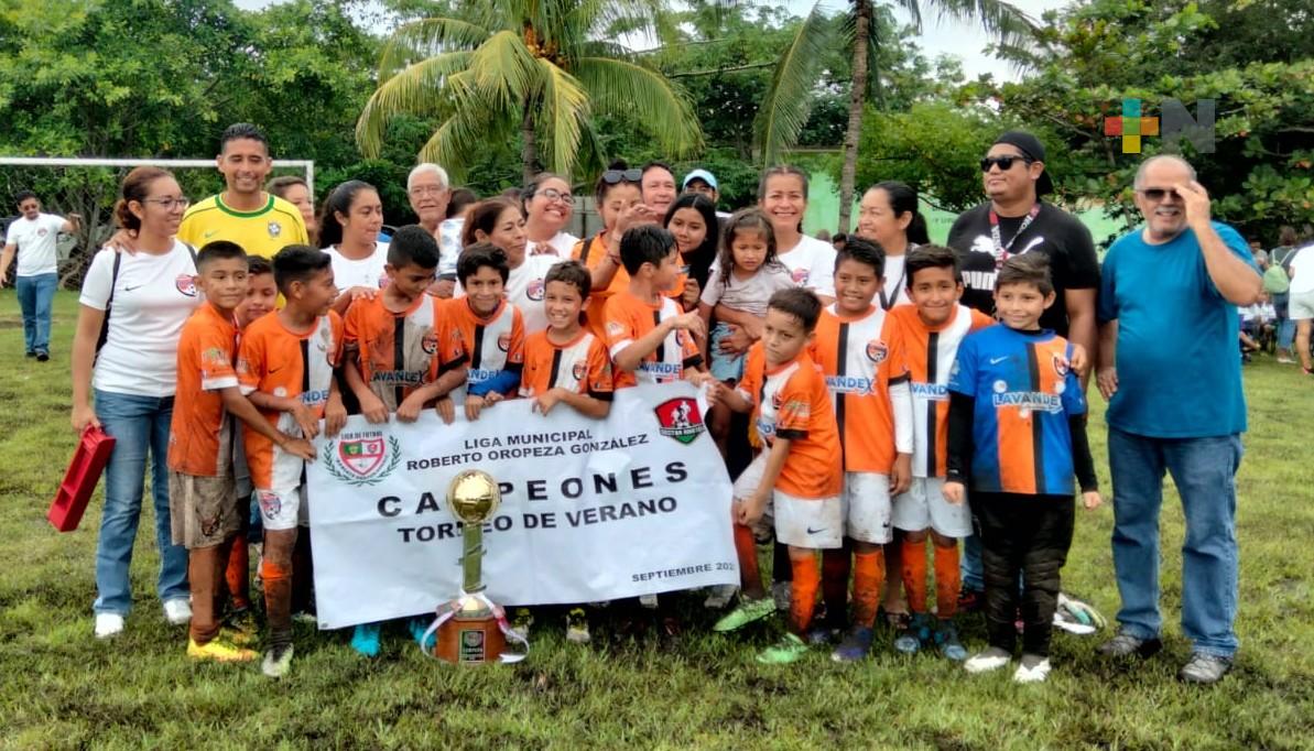 Surgen campeones del Torneo de Verano en Liga Oropeza