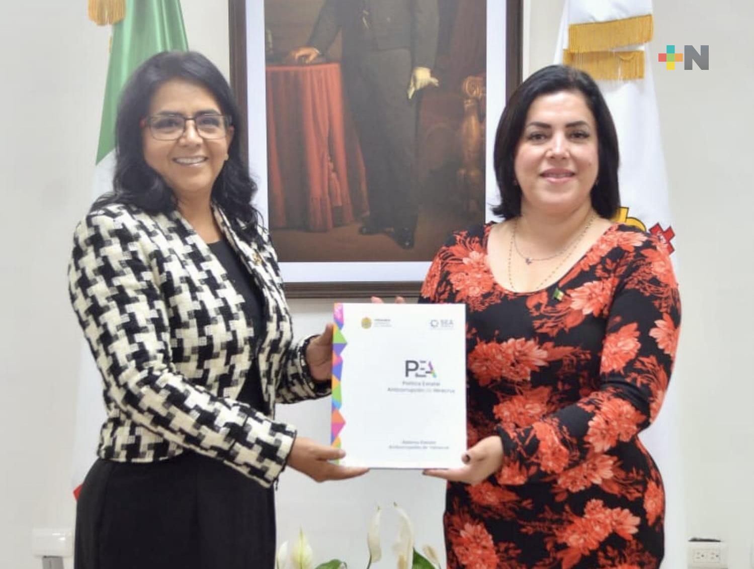 Congreso, interesado en reforzar alianzas contra la corrupción: Rosalinda Galindo