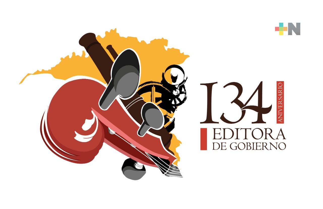 Conmemora la Editora de Gobierno su 134 aniversario