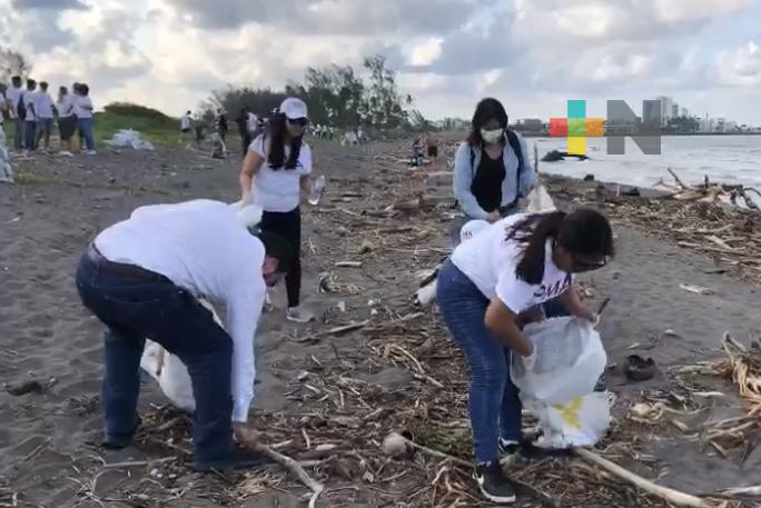 Realiza PMA jornada de limpieza de playas en Veracruz-Boca del Río