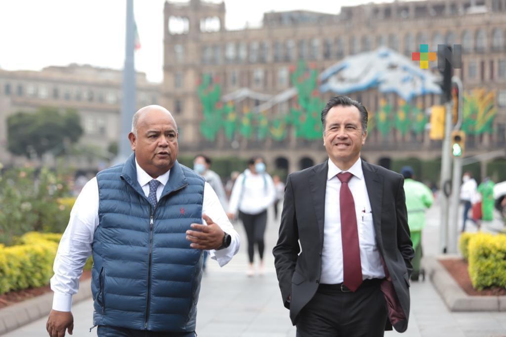 Participan en reunión del Plan Integral de Seguridad del Sureste, Cuitláhuac García y secretario de Gobierno, Eric Cisneros