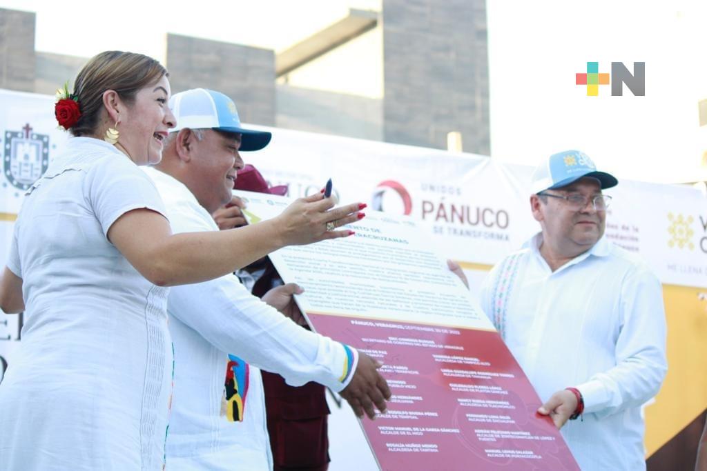 Signan histórico «Hermanamiento las Huastecas Veracruzanas»