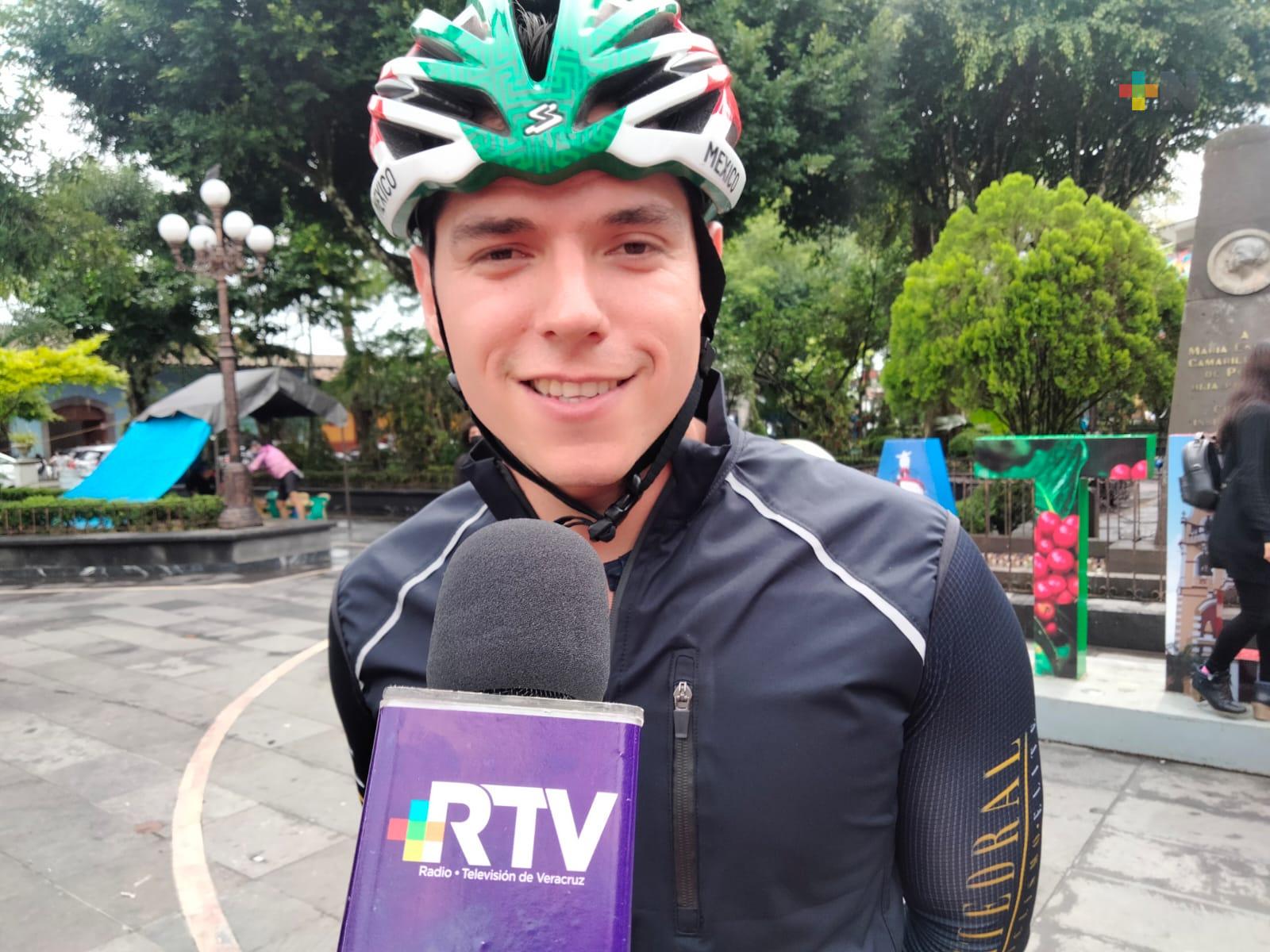 El nivel del ciclismo en Veracruz sigue aumentado: Ignacio Contreras