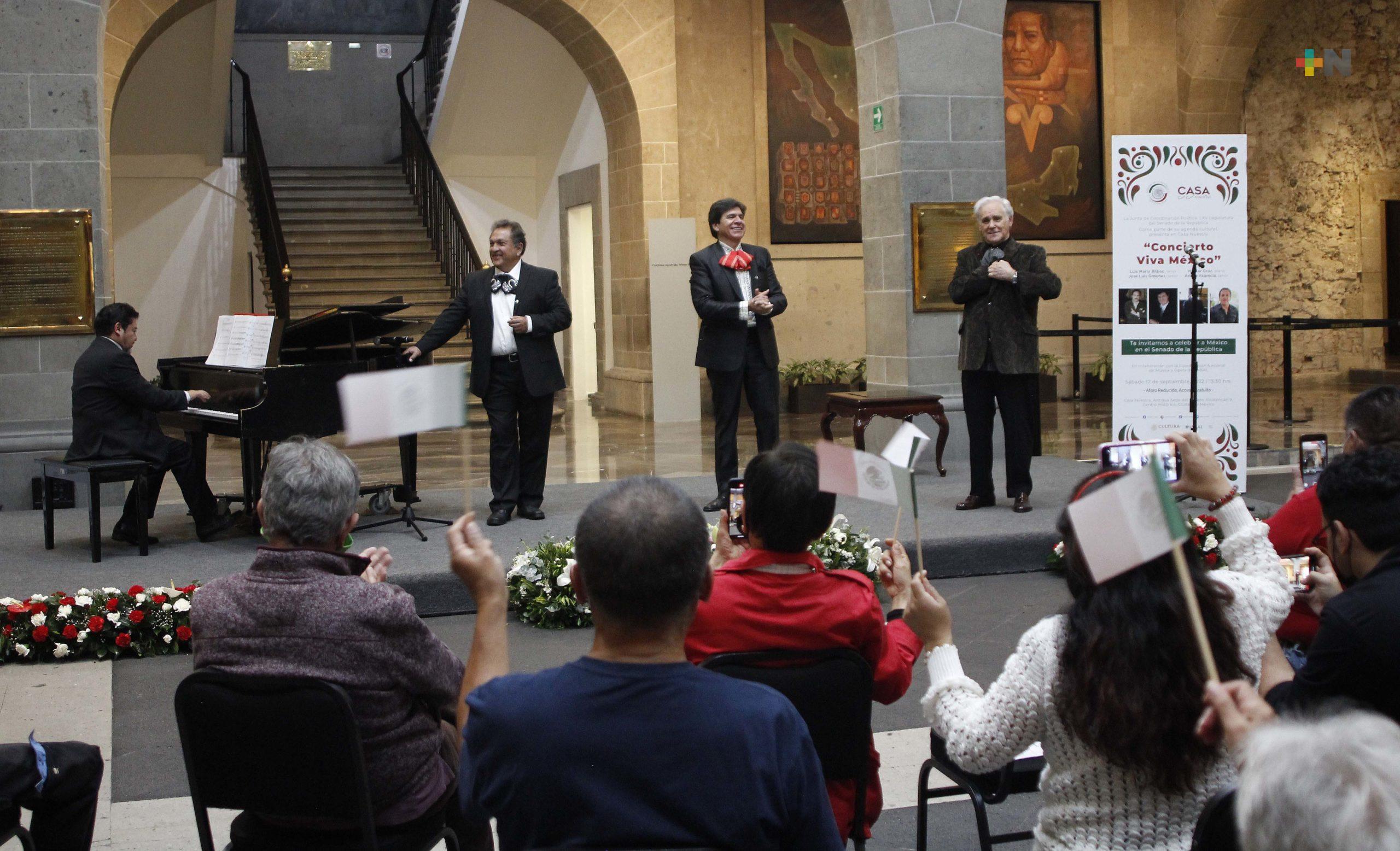 Presentan en el Senado ¡Viva México!, concierto para celebrar la Independencia
