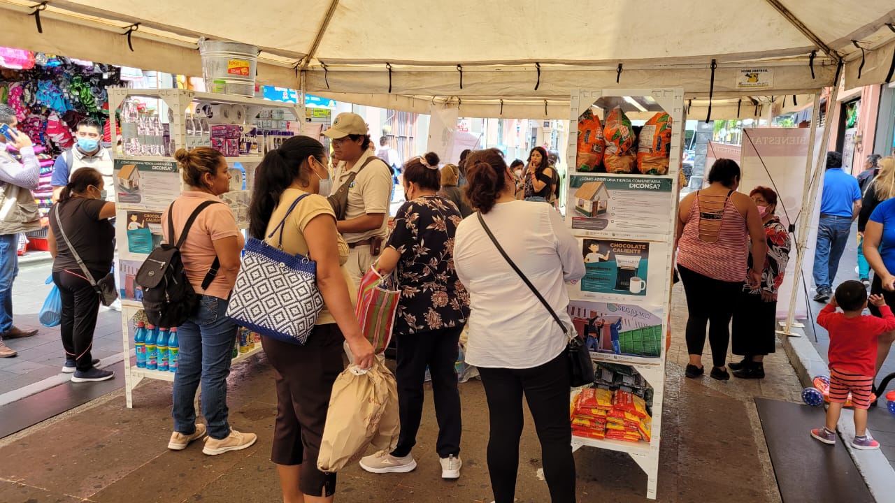 En Orizaba, Diconsa ofreció Canasta Básica a buen precio en Feria del Bienestar