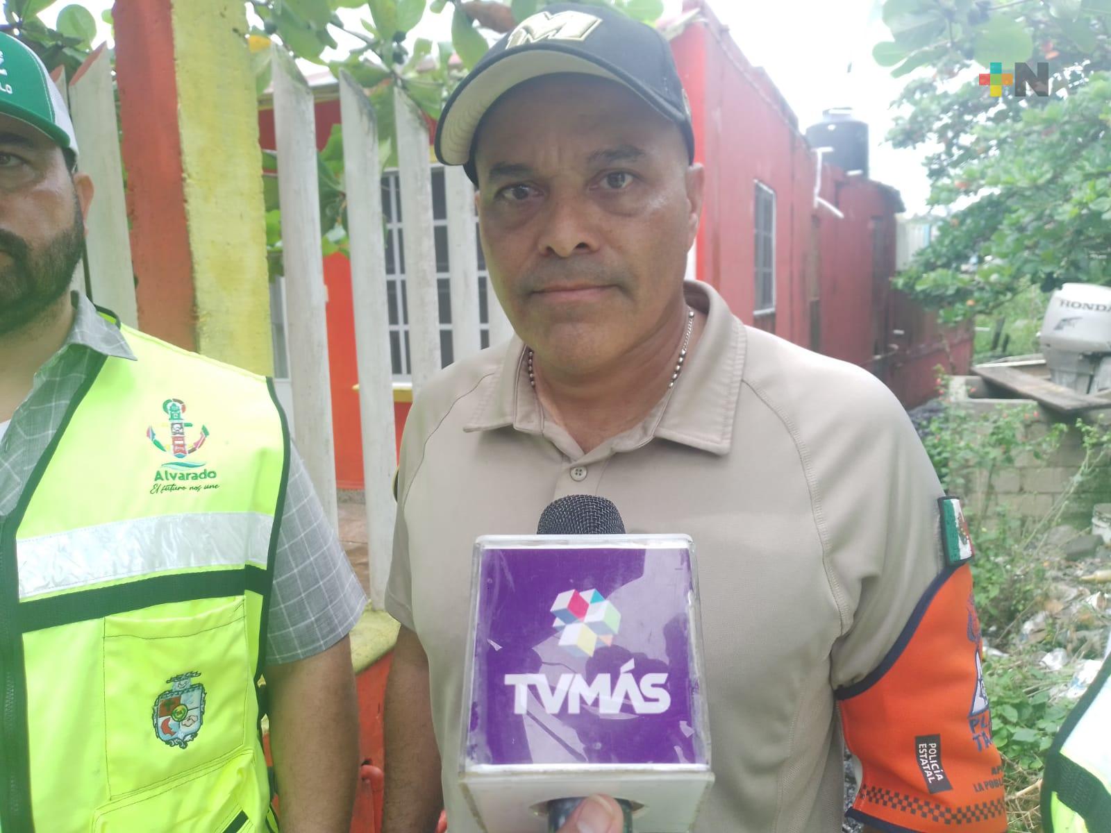 Hay 120 elementos de la Fuerza Civil atendiendo a  personas afectadas por las lluvias en Alvarado
