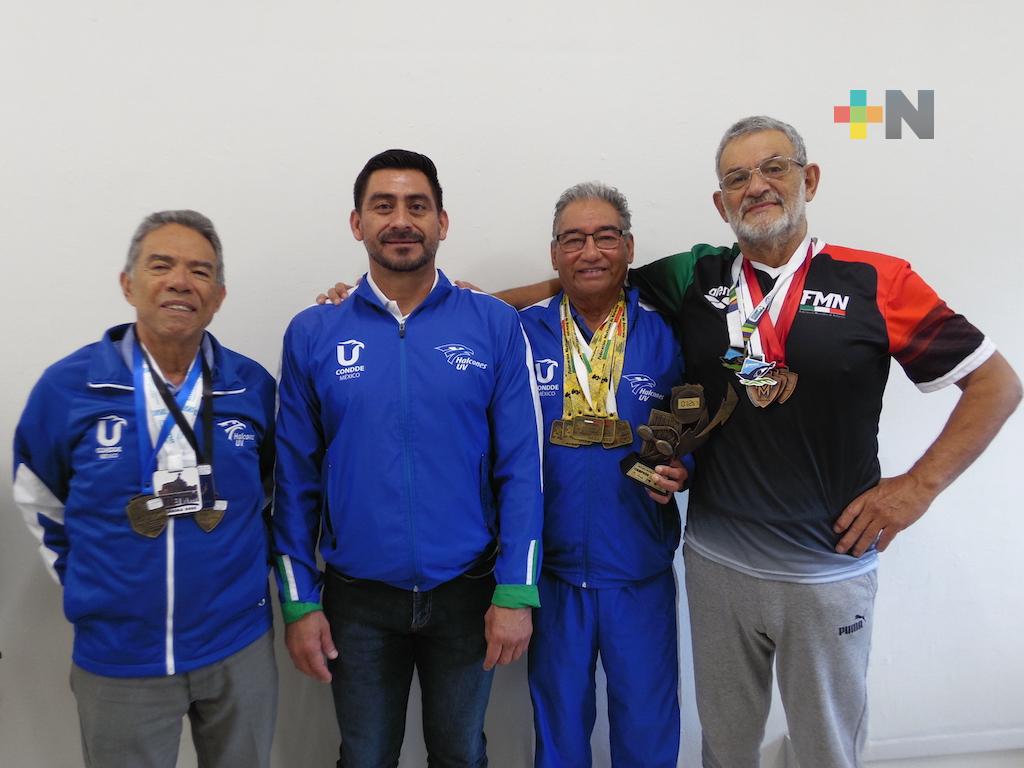 Brillan deportistas máster representando a la Universidad Veracruzana