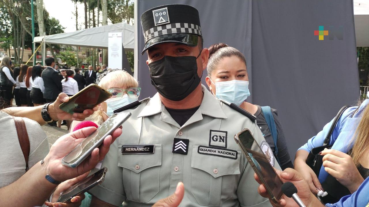 En 60% han disminuido robos de tractocamiones en jurisdicción Xalapa de la Guardia Nacional