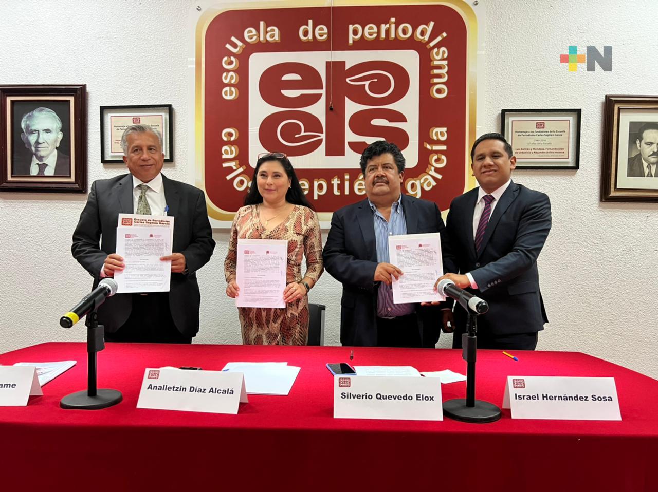 Firma CEAPP convenio de capacitación con Escuela de Periodismo Carlos Septién