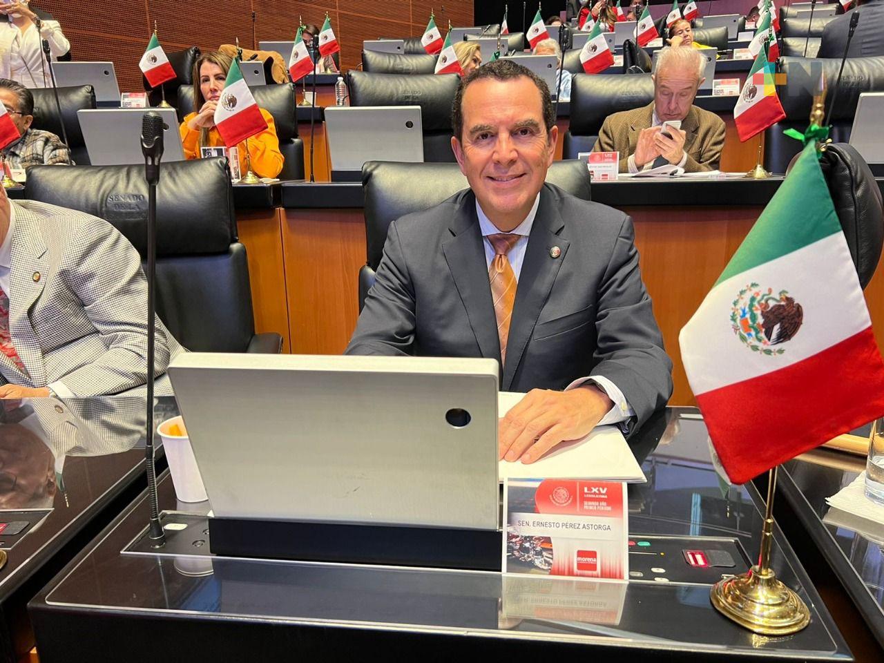 Ernesto Pérez Astorga, nuevo presidente de la Comisión de Hacienda del Senado
