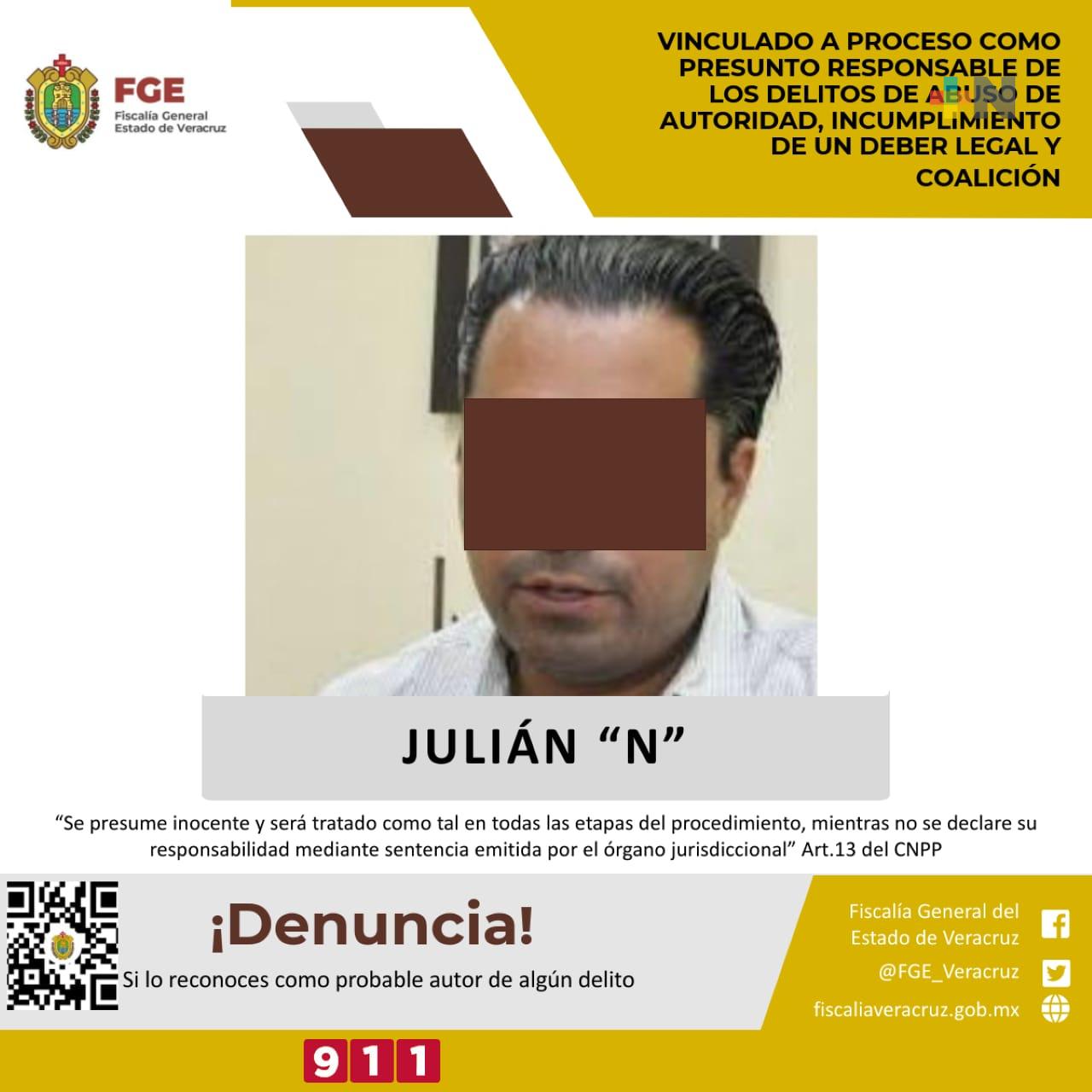 Obtiene FGE vinculación a proceso en contra de exfuncionario del DIF Estatal, Julián «N»