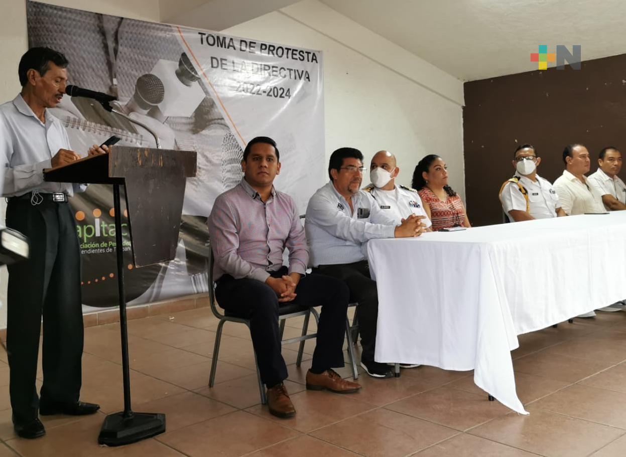 Participa CEAPP en renovación de Asociación de Periodistas Independientes de Tuxpan
