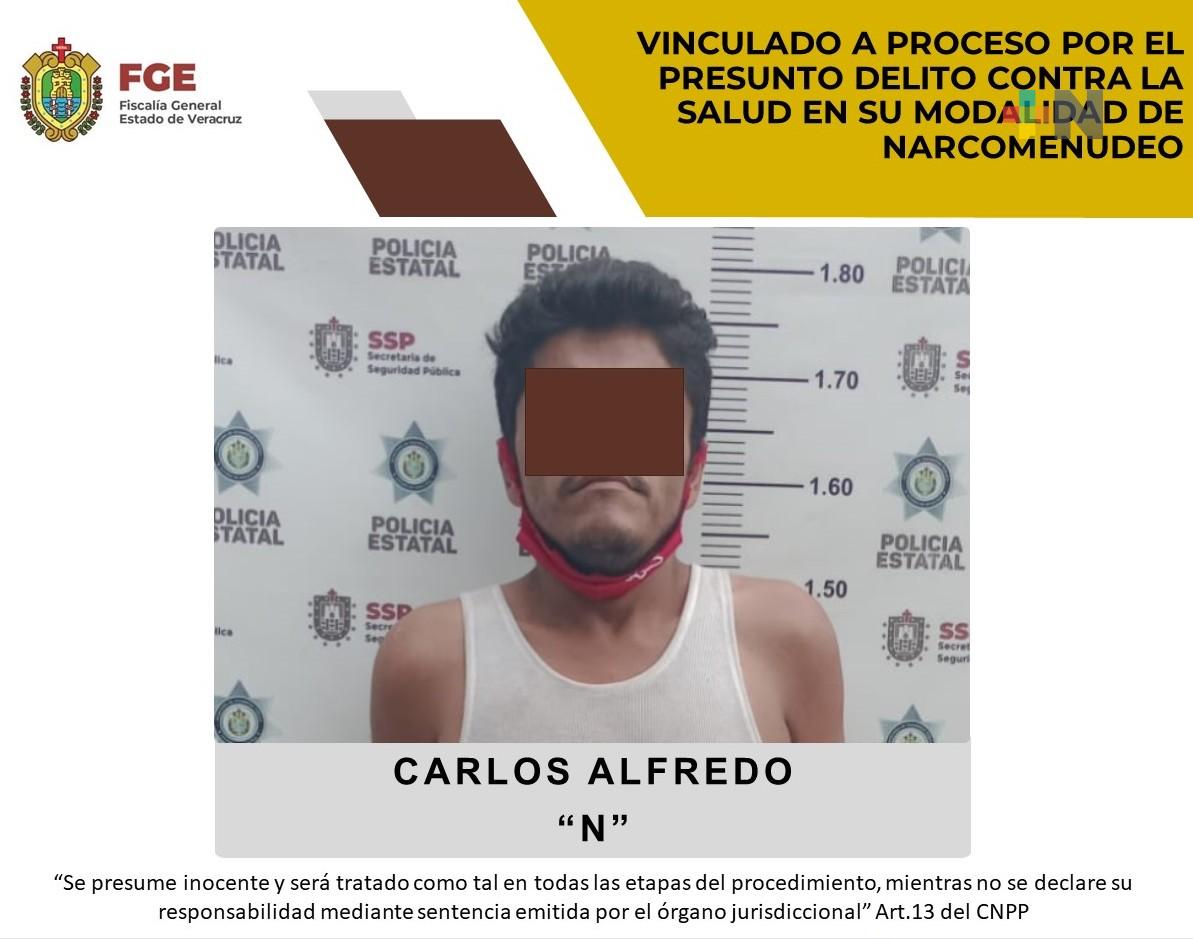Carlos Alfredo «N» vinculado a proceso como presunto narcomenudista