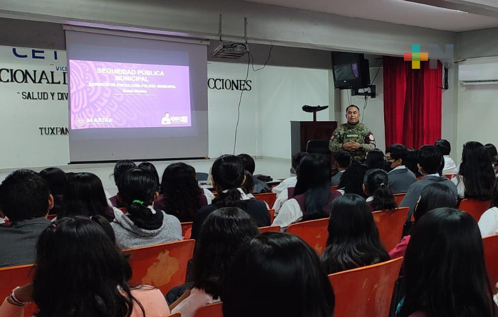 Finalizan visitas a centros educativos de Tuxpan por parte de la SSP