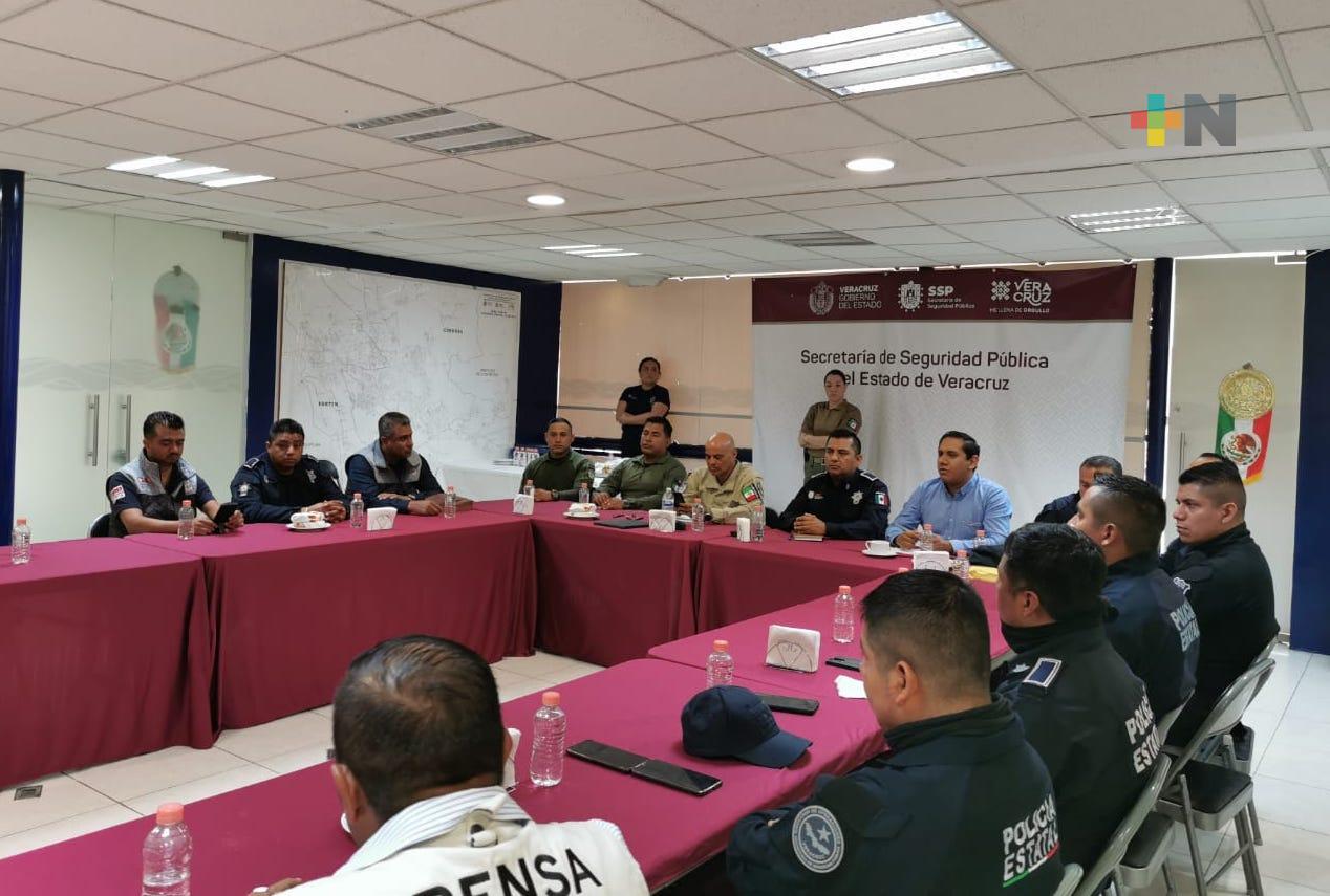 Encabeza CEAPP reunión con mandos de seguridad y reporteros policíacos en centro del estado