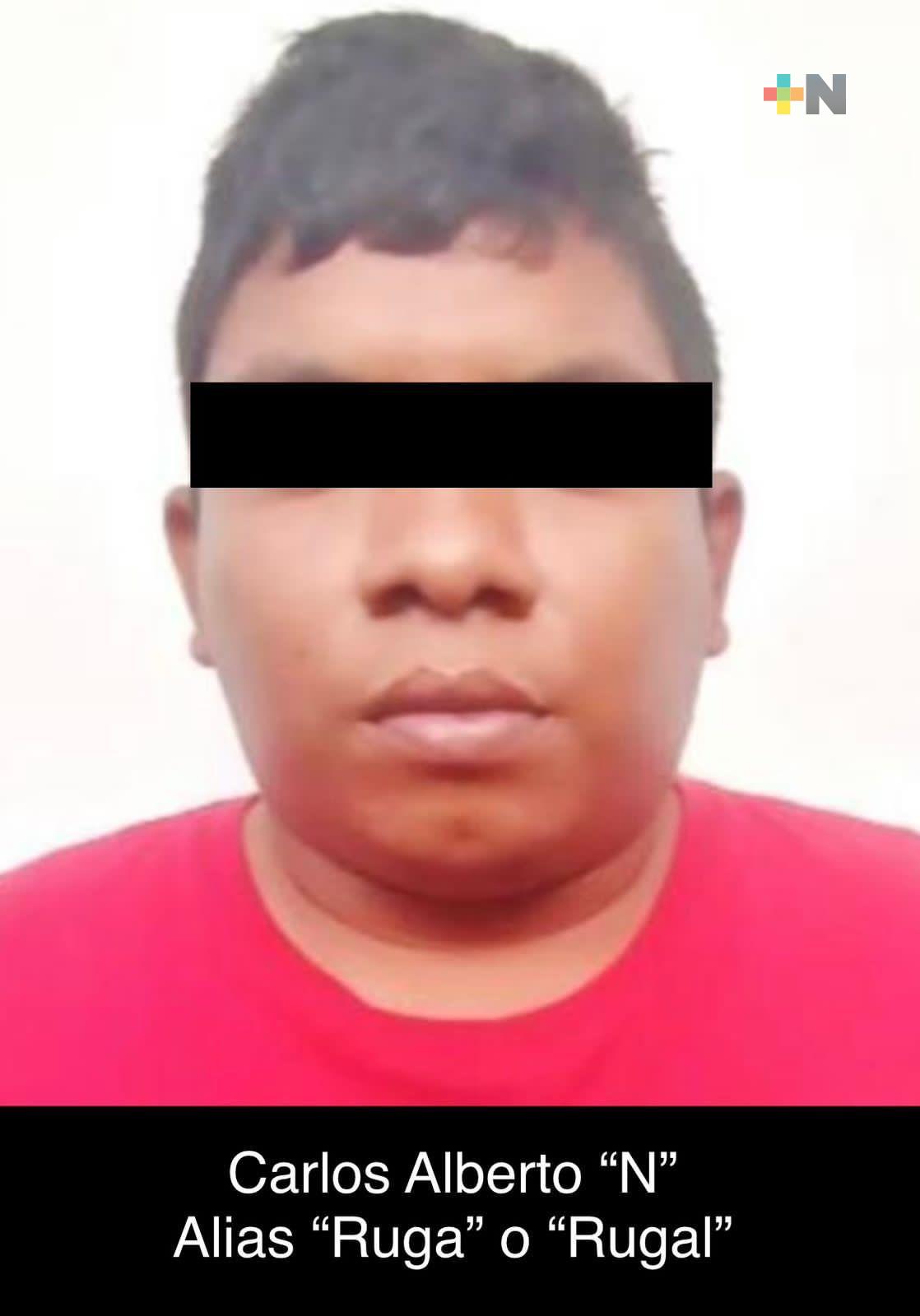 Cae Carlos Alberto “N” alias “El Ruga”, jefe de sicarios de una célula delictiva, en Cosoleacaque