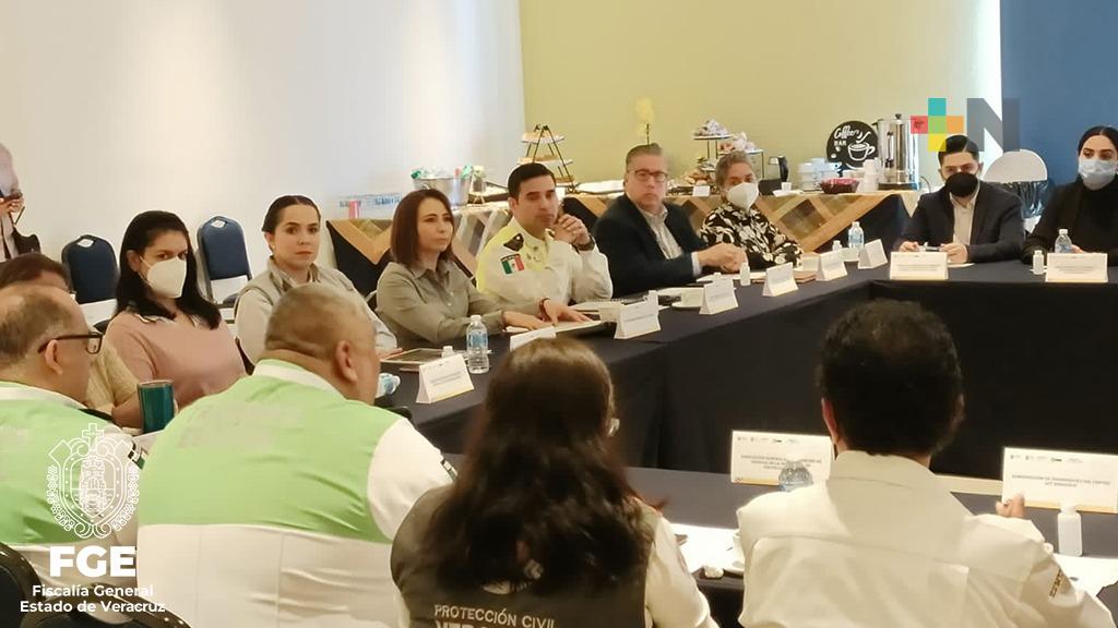 Participa FGE en trabajos coordinados en prevención de accidentes