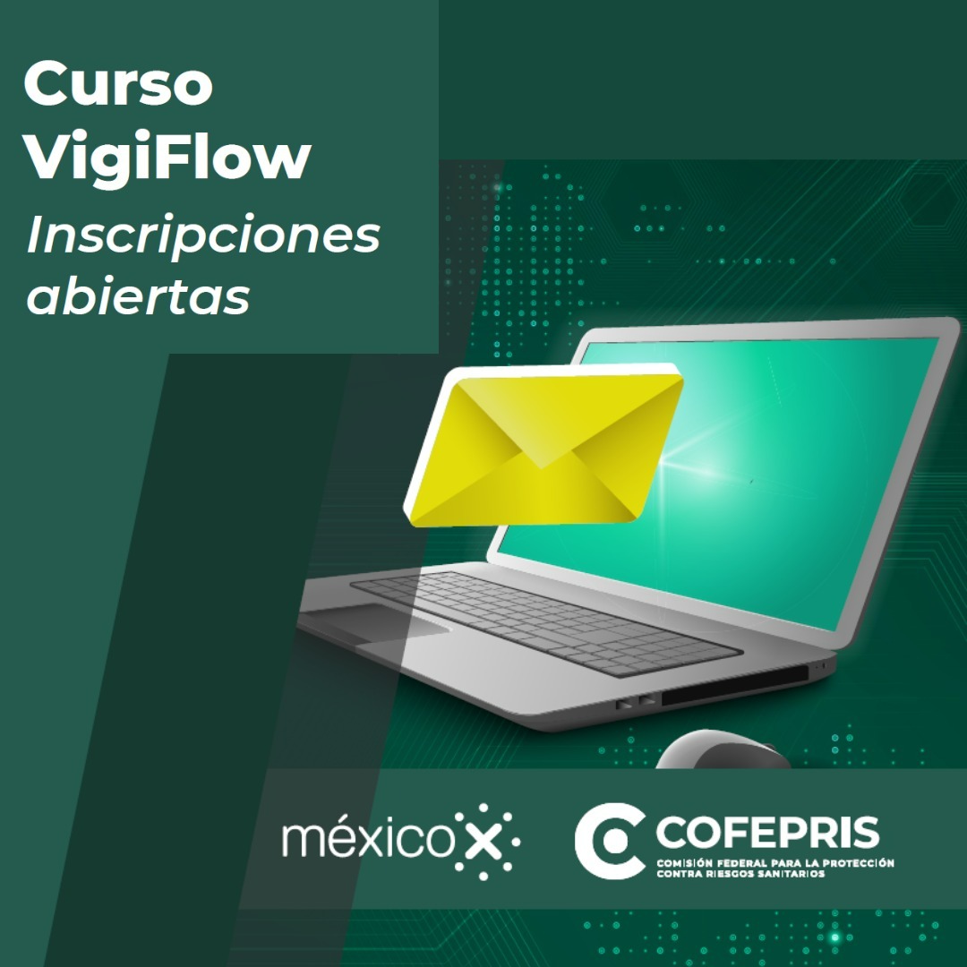 Cofepris convoca a curso gratuito “Vigiflow” para profesionales de la salud