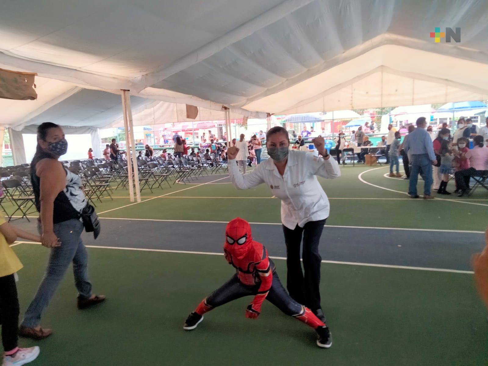 Concluyó en Xalapa la aplicación de las segundas dosis contra Covid-19 a menores