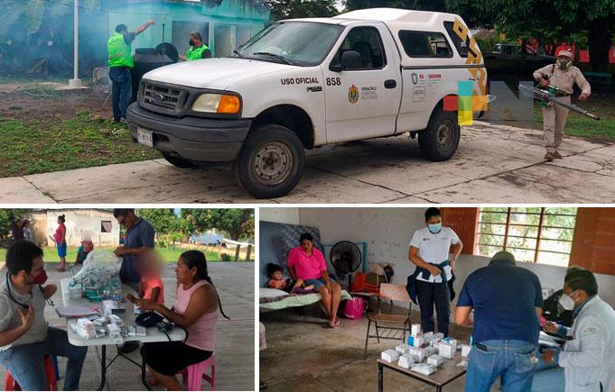 Atiende SS/Sesver a población afectada por lluvias e inundaciones