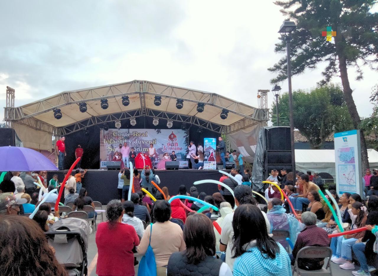 Inician fiestas de San Jerónimo en Coatepec