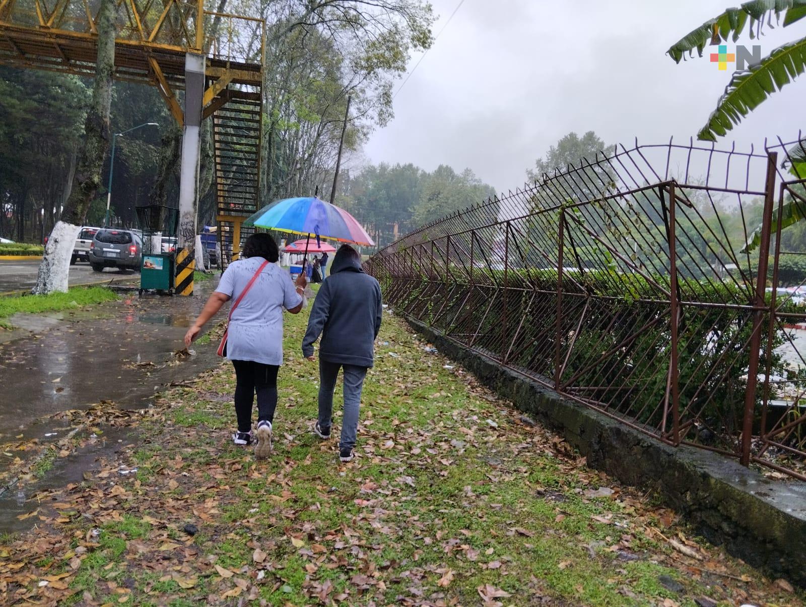 Persistirán condiciones para lluvias en la entidad veracruzana